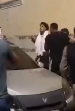 Livinho durante confusão com a PM após show em Maceió (Foto: Reprodução/Redes Sociais